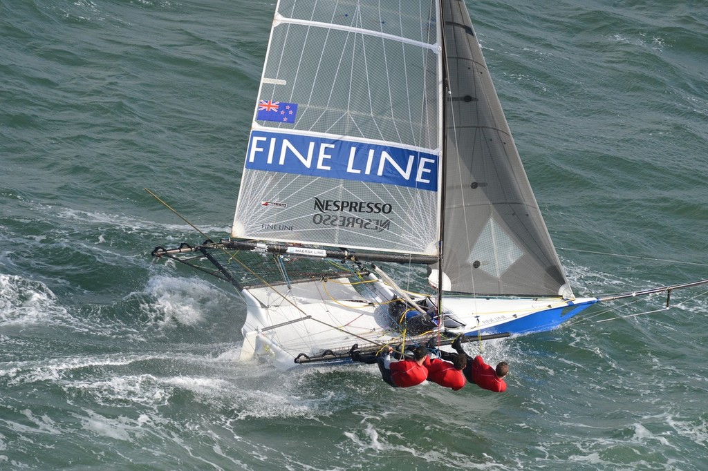 Fineline Ropes - North Sails 12 & 18ft Skiff Auckland Champs © John Little